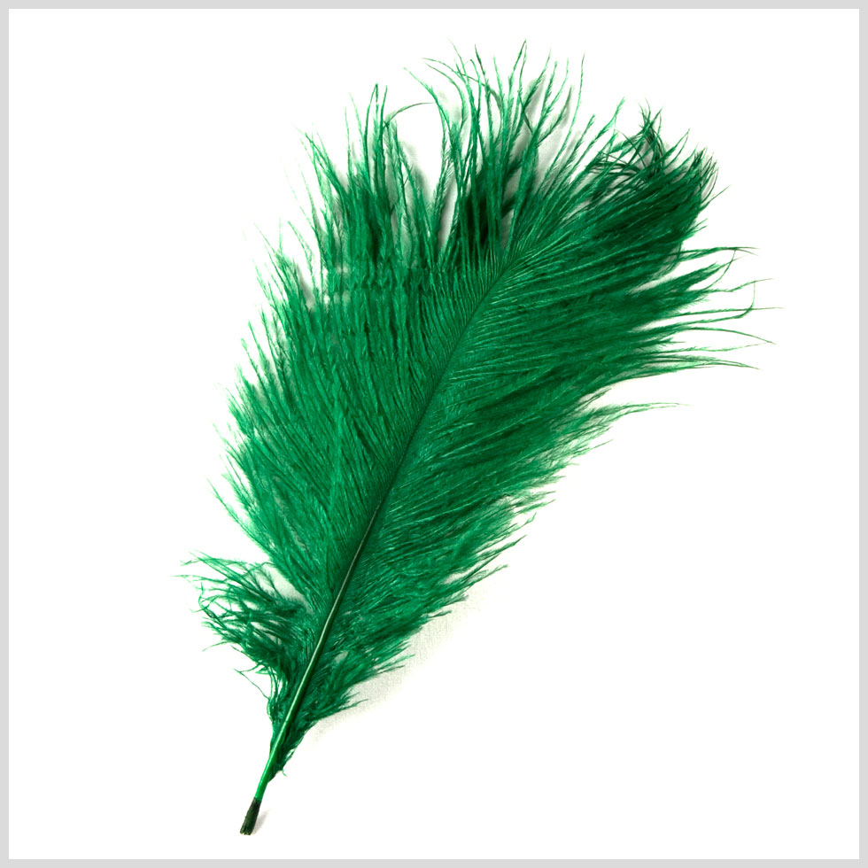 Emerald Ostrich Feather - 10"-12"