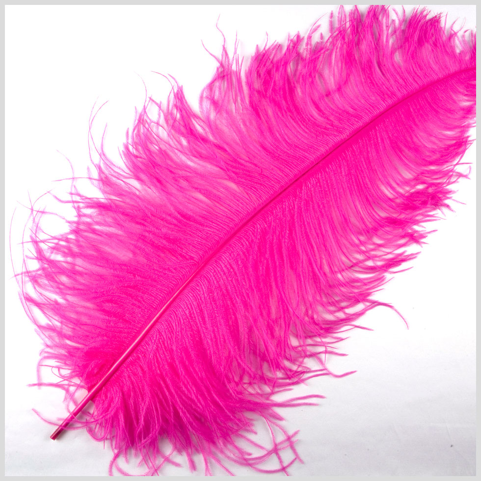 18-21 Hot Pink Ostrich Feather