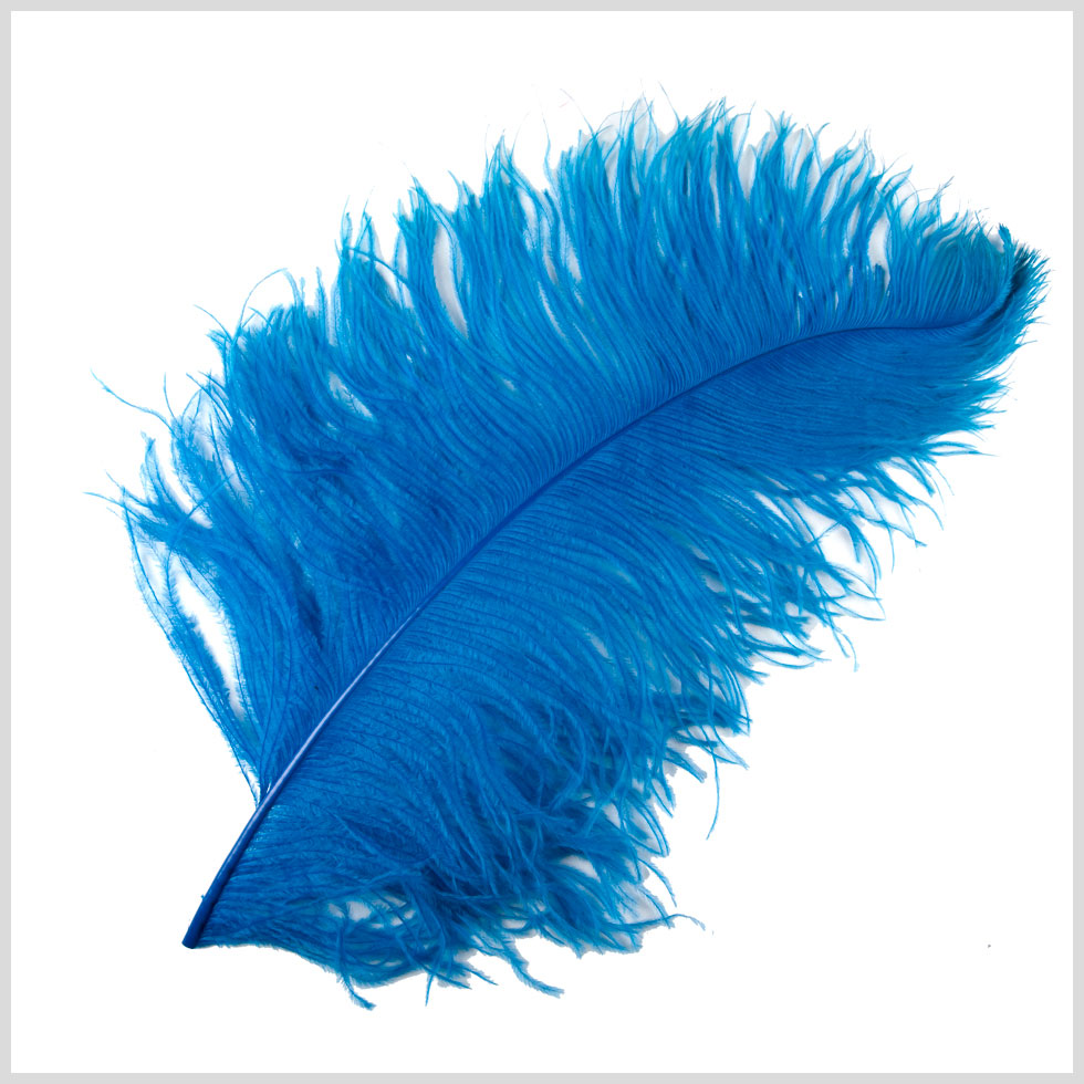 18-21 Turquoise Ostrich Feather