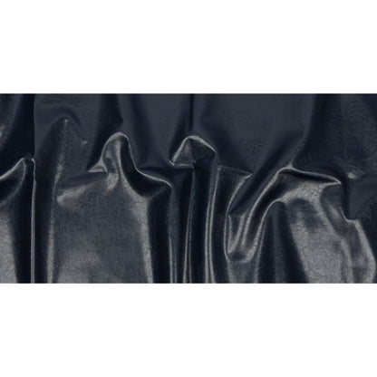 Navy Textured Faux Leather - Full