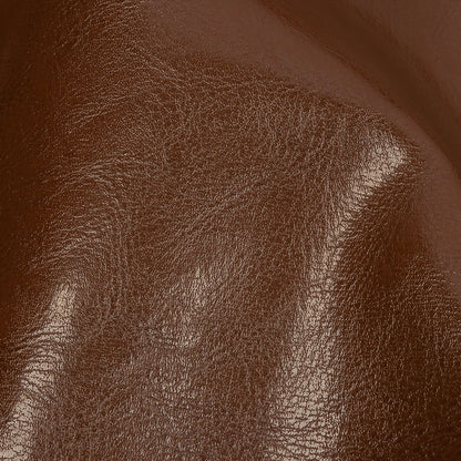 Brown Textured Faux Leather Detail