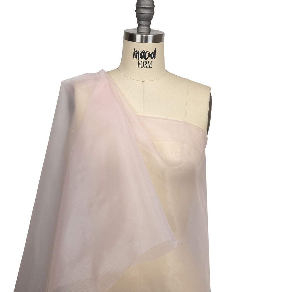 Stiff Polyester Organdy - Pinkesque - Rhiannon Collection Detail