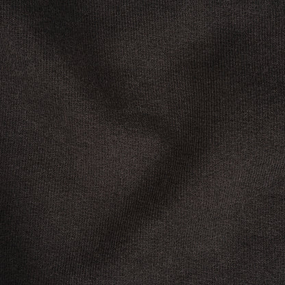 Black Cotton French Terry - Detail