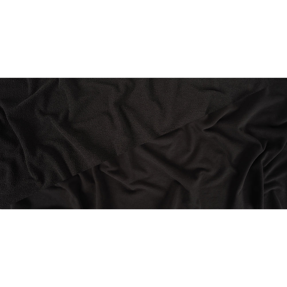 Black Cotton French Terry - Full
