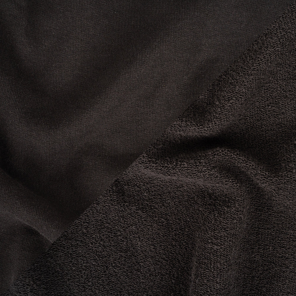 Black Cotton French Terry