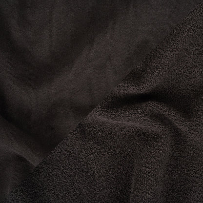 Black Cotton French Terry
