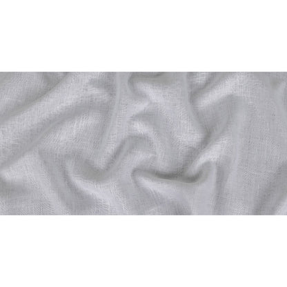 Medium Weight Linen Woven - White - Grasmere Collection Folded