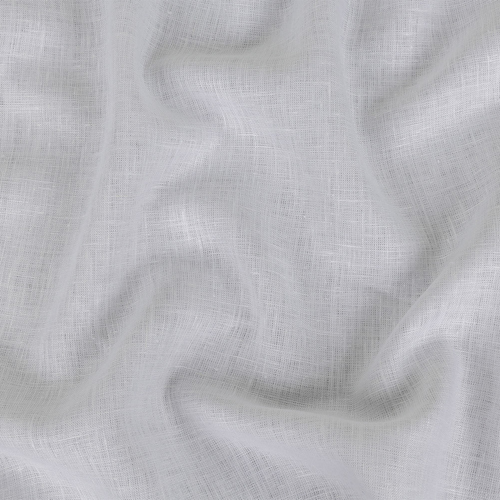 Medium Weight Linen Woven - White - Grasmere Collection