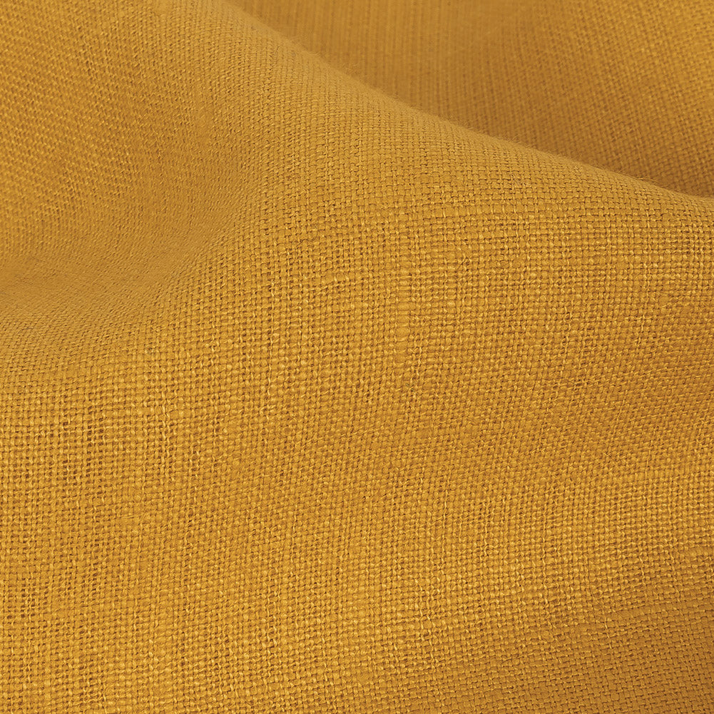 Grasmere Bright Gold Medium Weight Linen Woven - Full