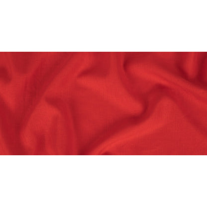 Medium Weight Linen Woven - Red - Grasmere Collection Folded