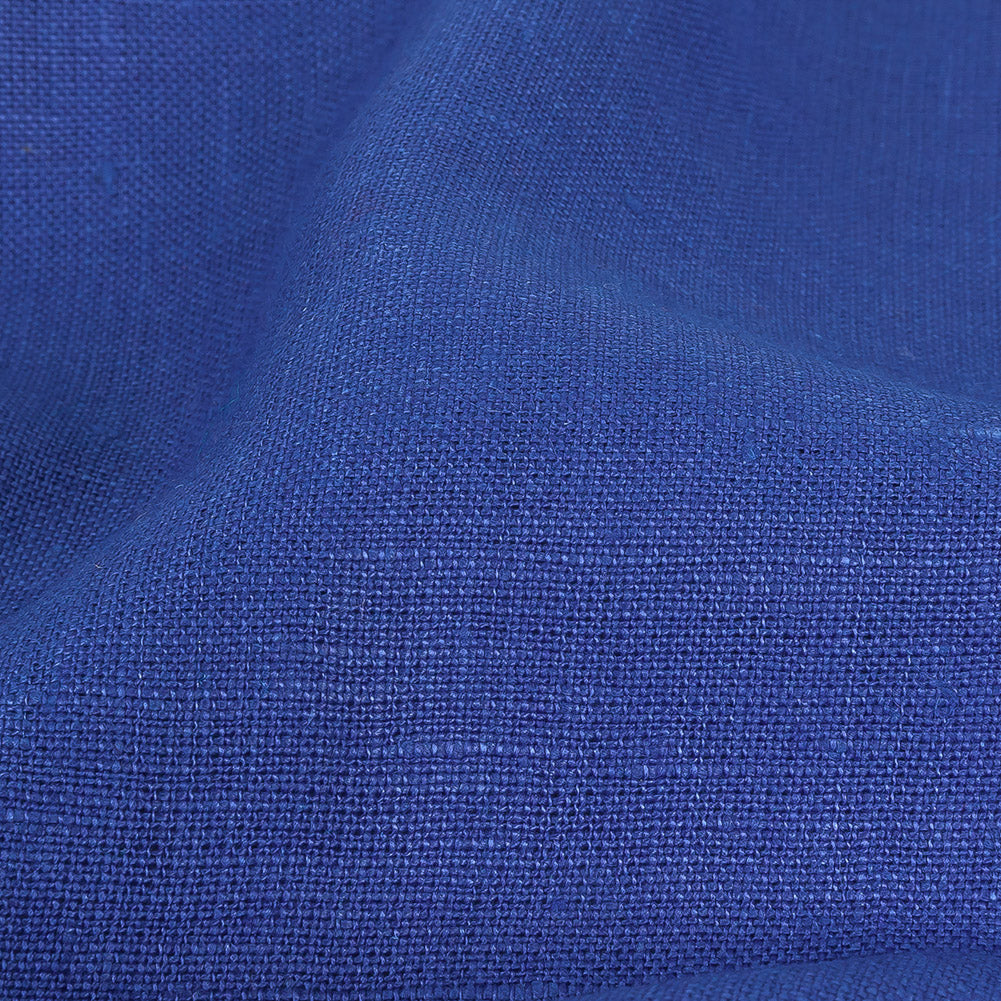 Medium Weight Linen Woven - Deep Ultramarine - Grasmere Collection Full