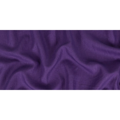 Medium Weight Linen Woven - Prism Violet - Grasmere Collection Folded