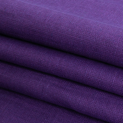 Medium Weight Linen Woven - Prism Violet - Grasmere Collection Detail