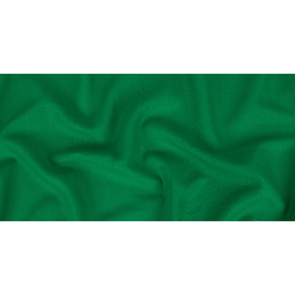 Grasmere Kelly Green Medium Weight Linen Woven - Folded