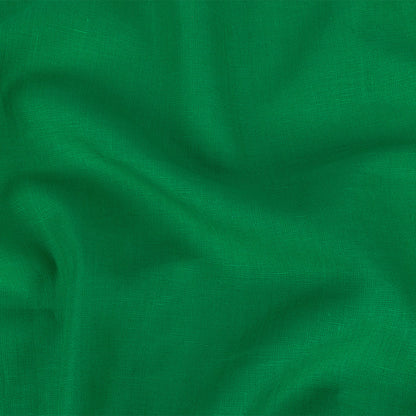 Grasmere Kelly Green Medium Weight Linen Woven