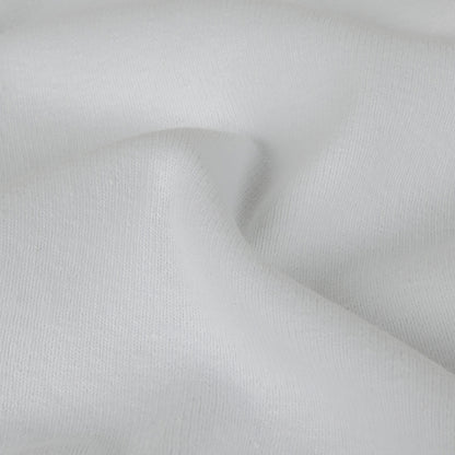 Cotton Tubular 1x1 Rib Knit - White - Delia Collection Detail