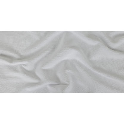 Cotton Tubular 2x2 Rib Knit - White - Adile Collection Full