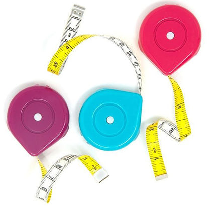 Dritz Retractable Tape Measure - Assorted Colors - 60"