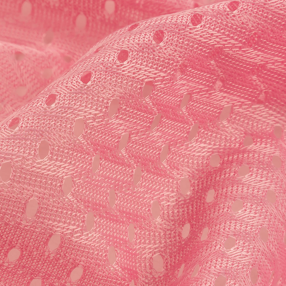 Polyester Athletic Mesh - Pink - Heracles Collection Full