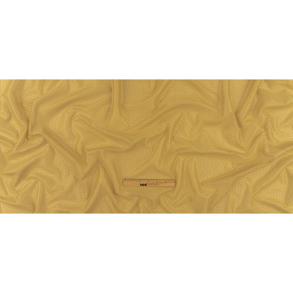 Heracles Vegas Gold Polyester Athletic Mesh - Folded