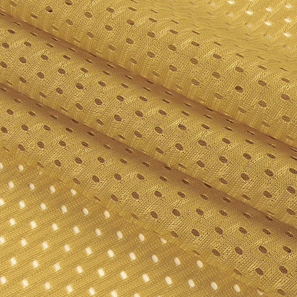 Heracles Vegas Gold Polyester Athletic Mesh - Detail