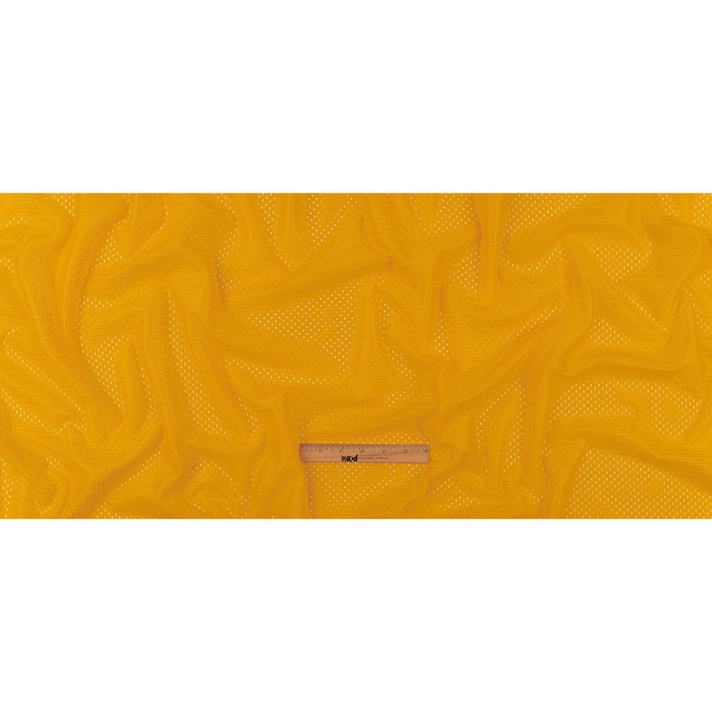 Heracles Gold Polyester Athletic Mesh - Folded