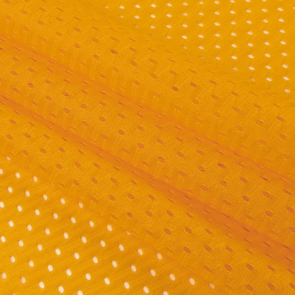 Heracles Gold Polyester Athletic Mesh - Detail