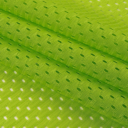 Polyester Athletic Mesh - Jasmine Green - Heracles Collection Detail