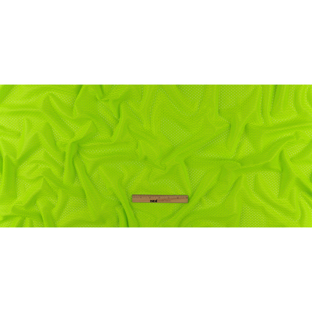 Heracles Green Gecko Polyester Athletic Mesh - Folded