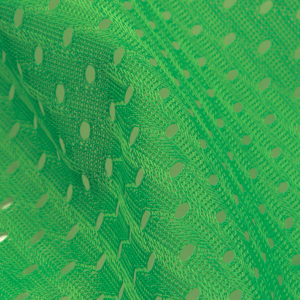 Heracles Kelly Green Polyester Athletic Mesh - Full