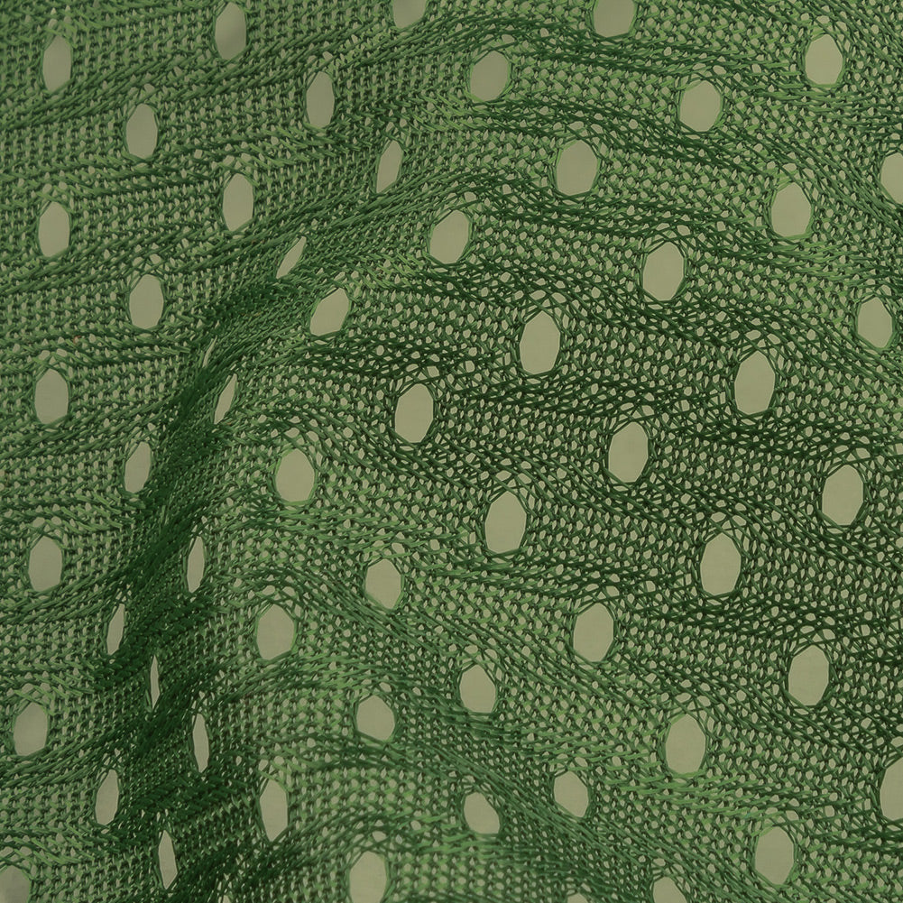 Heracles Hunter Green Polyester Athletic Mesh - Full