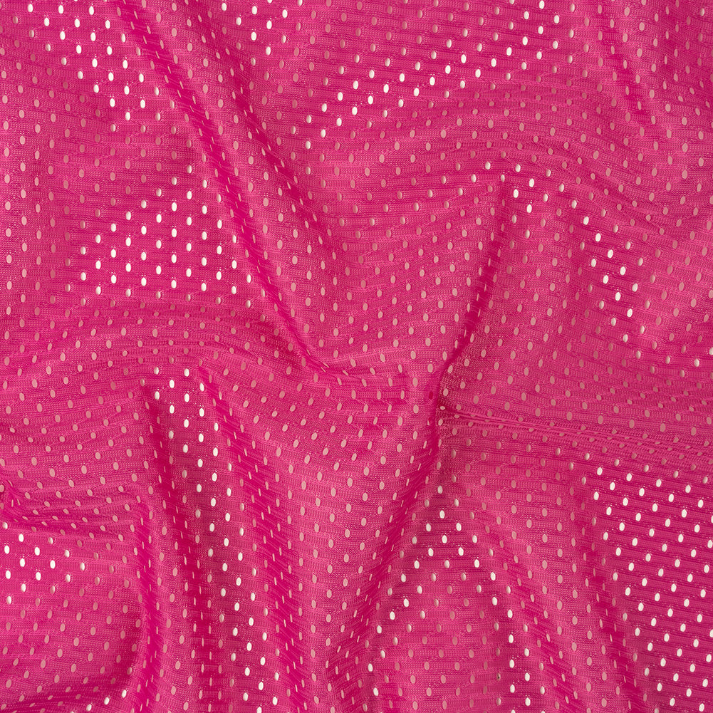 Polyester Athletic Mesh - Fuchsia - Heracles Collection