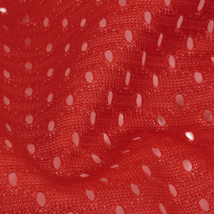 Heracles Haute Red Polyester Athletic Mesh - Full