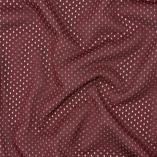 Heracles Cabernet Polyester Athletic Mesh