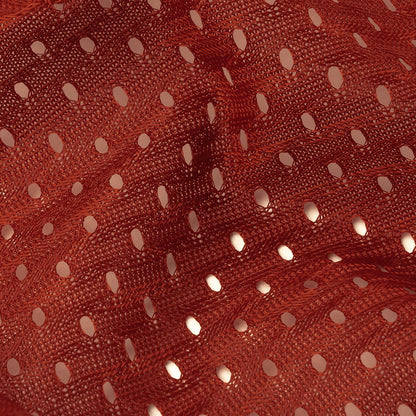 Polyester Athletic Mesh - Cardinal Red - Heracles Collection Full