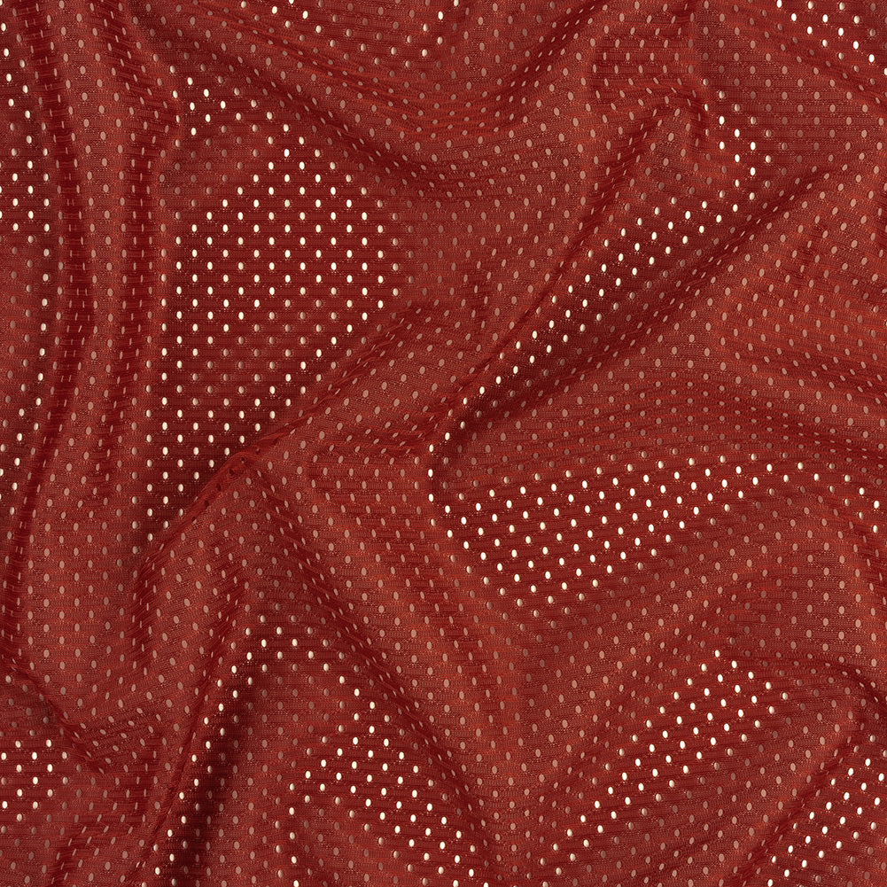 Polyester Athletic Mesh - Cardinal Red - Heracles Collection
