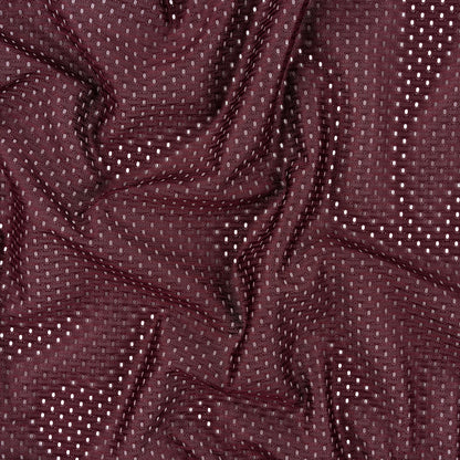 Polyester Athletic Mesh - Maroon Banner - Heracles Collection