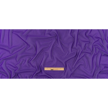 Heracles Purple Polyester Athletic Mesh - Folded