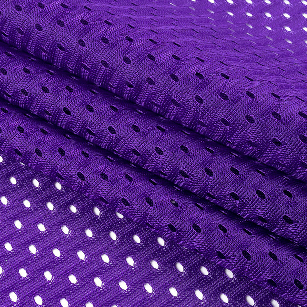 Heracles Purple Polyester Athletic Mesh - Detail