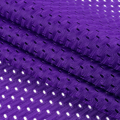 Heracles Purple Polyester Athletic Mesh - Detail