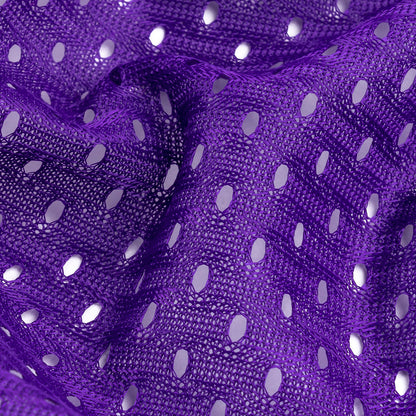 Heracles Purple Polyester Athletic Mesh - Full