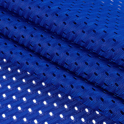 Polyester Athletic Mesh - Royal Blue - Heracles Collection Detail