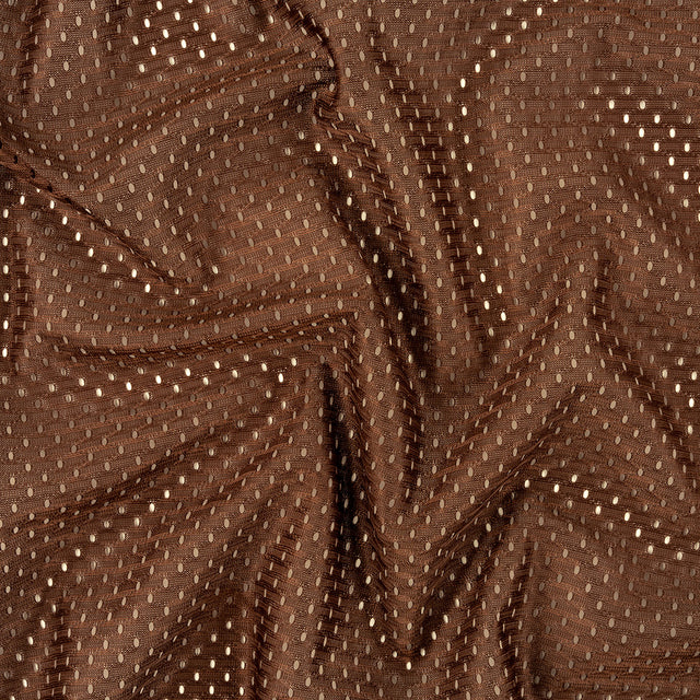 Heracles Brown Polyester Athletic Mesh