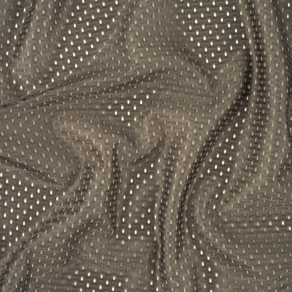 Polyester Athletic Mesh - Taupe - Heracles Collection