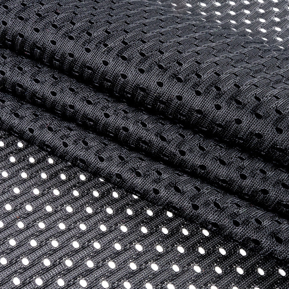 Heracles Black Polyester Athletic Mesh - Detail