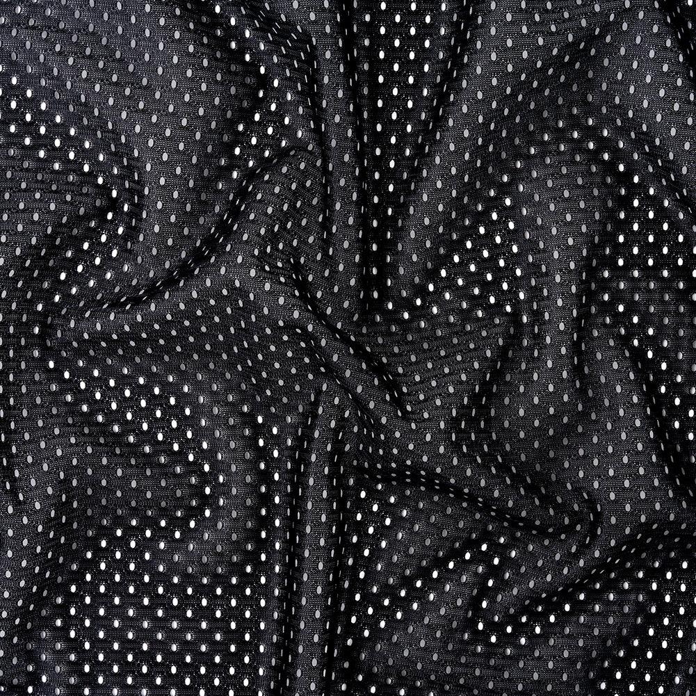 Heracles Black Polyester Athletic Mesh