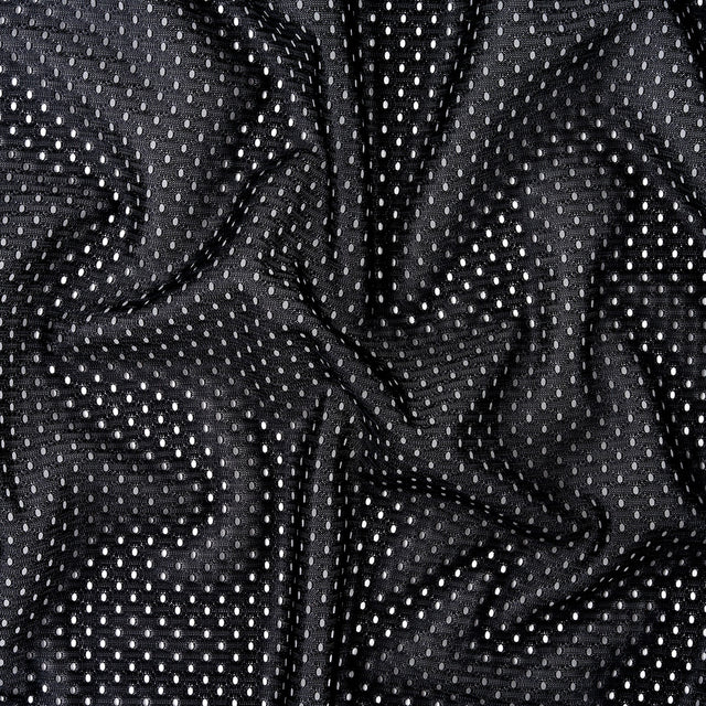Heracles Black Polyester Athletic Mesh