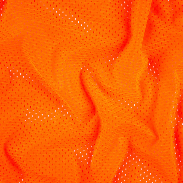 Heracles Shocking Orange Polyester Athletic Mesh