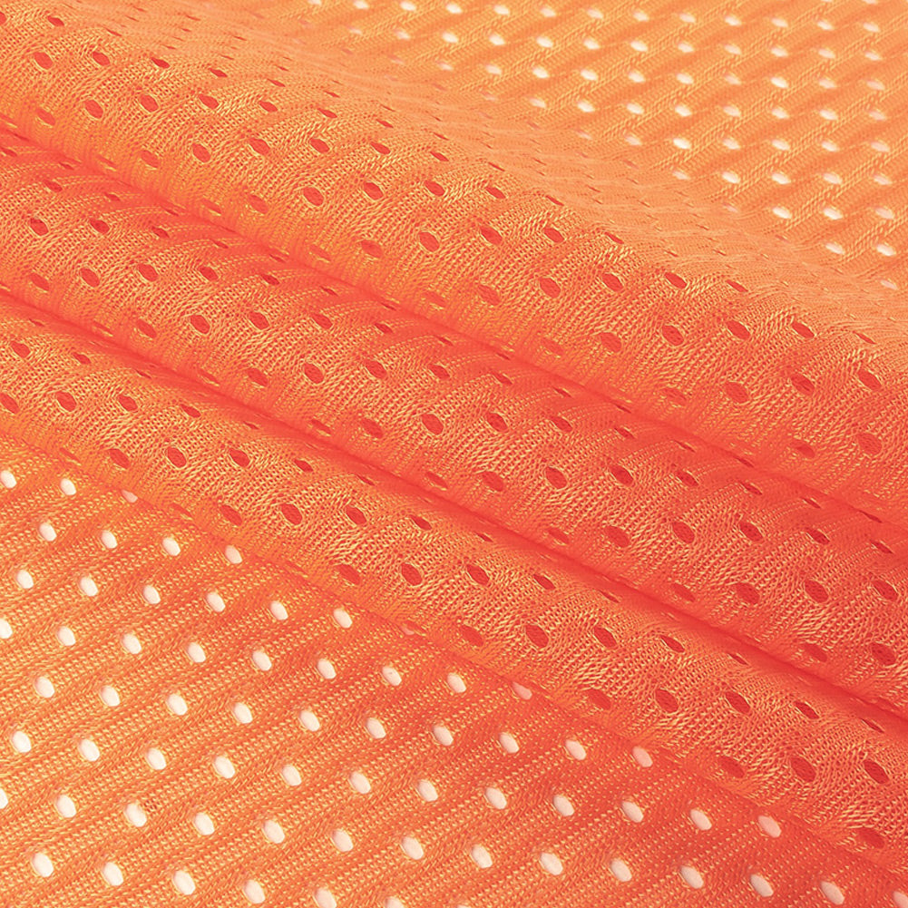 Polyester Athletic Mesh - Peach - Heracles Collection Detail