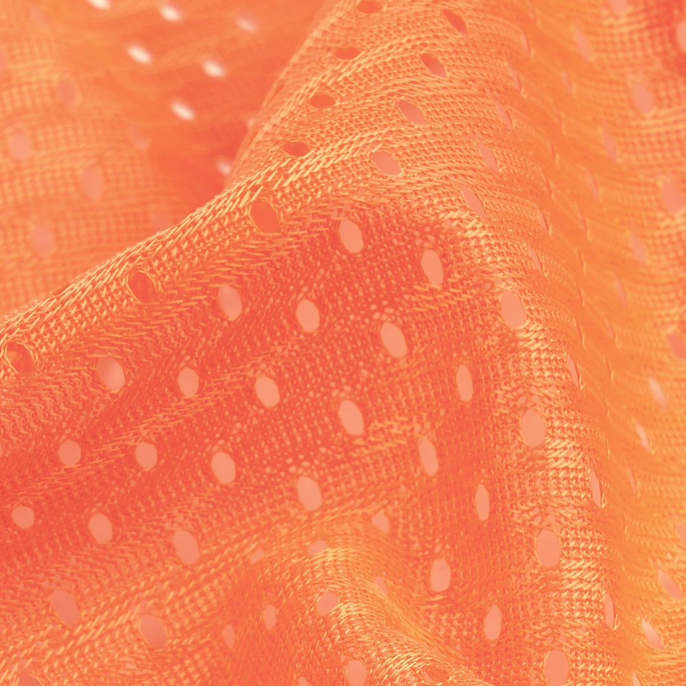 Polyester Athletic Mesh - Peach - Heracles Collection Full
